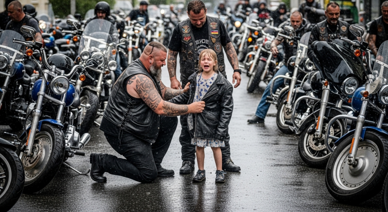 Mit blankem Hass riss die Frau dem kleinen Mädchen die Jacke vom Leib und ließ es bei strömendem Regen frierend zurück. Das kleine Kind weinte verzweifelt um Hilfe. Dann zerriss das Brüllen von dreißig Harley-Davidson-Maschinen die Luft, und eine ganze Rocker-Bande kam herbei, um das wehrlose Kind zu wärmen