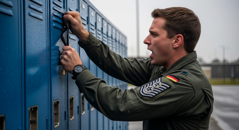 Der Oberleutnant riss mir wütend das Abzeichen von der Uniform, stieß mich hart gegen den Spind und sperrte mich in den eiskalten Regen auf dem Stützpunkt Ramstein. „Frauen wie du haben bei den Spezialkräften nichts zu suchen!“, brüllte er mir ins Gesicht. Er dachte, er hätte ein schwaches Mädchen gebrochen, doch er ahnte nicht, wessen Tochter ich in Wahrheit bin.