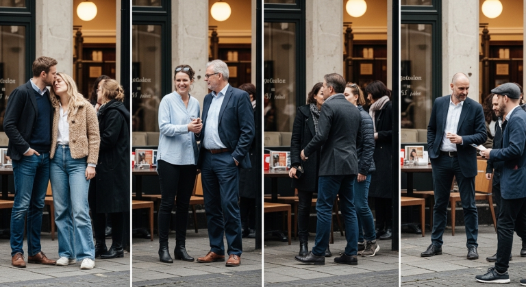 Die grausame 17-jährige Mia tyrannisierte das weinende Mädchen in einem gut besuchten Café auf der Frankfurter Zeil. Sie schrie dem Opfer wütend ins Gesicht und warf ihren Schulranzen kaltblütig in das brennende Kaminfeuer… doch dann erhob sich ein alter Herr. Die 4 Fotos, die er wortlos hinlegte, enthüllten Mias dunkelstes Geheimnis.