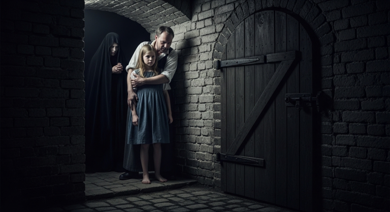 Als 8-jähriger Waisenjunge musste ich jeden Tag die Misshandlungen meiner Pflegefamilie schweigend ertragen. Mein Pflegevater grollte laut, stieß mich brutal gegen die Kellertür und schüttete eiskaltes Wasser über meinen zitternden Körper… Im Dunkeln des Kellers trat plötzlich eine dunkle Gestalt aus der Wand, trocknete meine Tränen und flüsterte einen tödlichen Fluch gegen meine Peiniger.