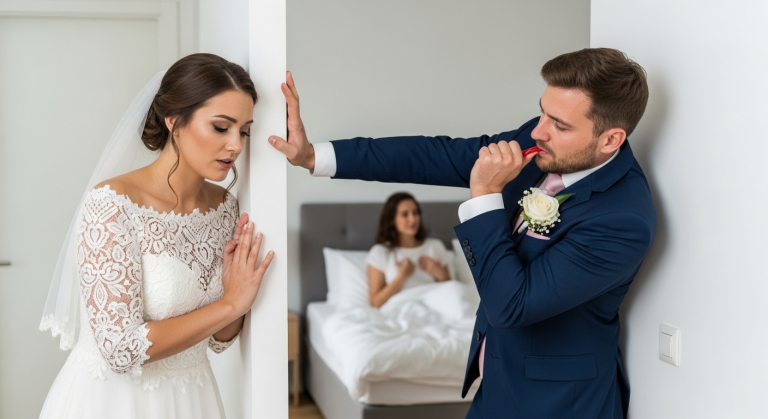Genau 5 Tage vor unserem Hochzeitstag erwischte ich meinen herzlosen Ehemann im Bett mit meiner besten Freundin. Statt Reue zu zeigen, drückte er mich gewaltsam gegen die kalte Wand und zerriss mein Kleid mit bloßen Händen – Das schockierende Video, das unser Nachbar genau in dieser Sekunde aufnahm, drehte den Spieß auf grausamste Weise um.