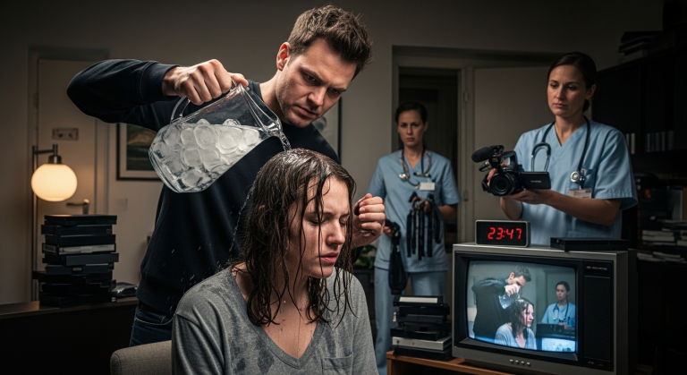 MIT EINEM KNURREN SCHÜTTETE SEBASTIAN IHR EISWASSER ÜBER DEN KOPF UND VERTEIDIGTE SEINE SCHWESTER MARIE IN BERLIN… ALS DIE PFLEGERIN DIE KAMERA ANSCHALTETE, ZEIGTEN 3 VIDEOS EINE ABGRÜNDIGE WAHRHEIT ZWISCHEN DEN BEIDEN.