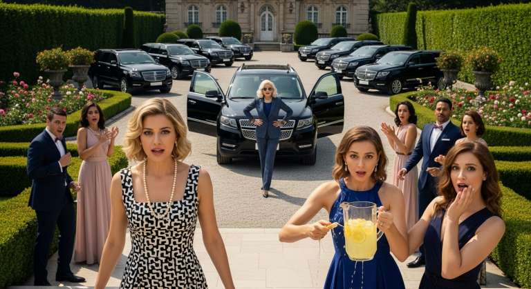 An ihrem Geburtstag dachten diese High-Society-Biester, sie könnten die “einsame” Elena mit klebriger Limonade zerbrechen, doch als zehn schwarze SUVs den Asphalt küssten und eine Hollywood-Legende ihr Erbe enthüllte, fror ihr falsches Lächeln zu purer Angst.