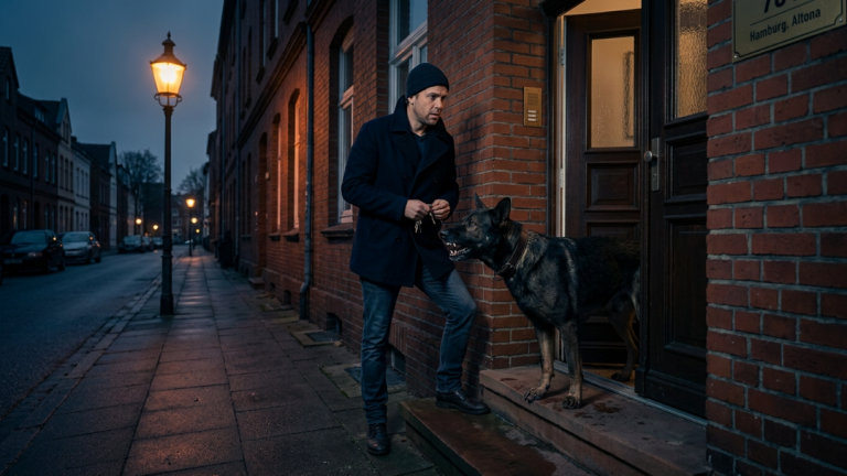 Mein Hund verwehrte mir nachts knurrend den Zutritt zu meinem eigenen Haus in Hamburg. Ich dachte, er spinnt – bis ich dieses eiskalte Flüstern aus dem verschlossenen Wohnzimmer hörte. Wahnsinn!