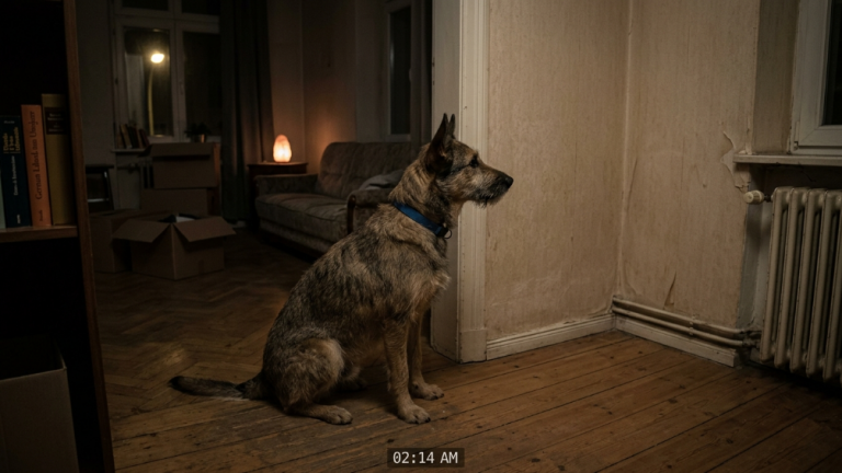 Mein Tierheim-Hund starrte nachts immer in die gleiche, leere Zimmerecke. Was die versteckte Kamera dann aufzeichnete, ließ mir augenblicklich das Blut in den Adern gefrieren…