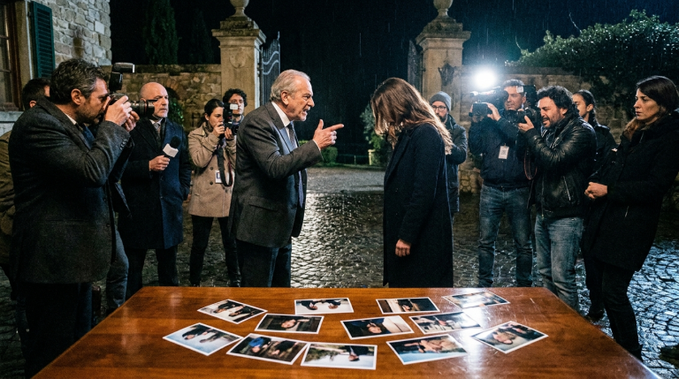 Mein Vater knallte die 12 Fotos auf den Tisch und verleugnete mich vor der gesamten Presse. Mit Tränen der Wut in den Augen stieß er mich aus der Villa in die dunkle Nacht… Wer hat diese Beweise manipuliert, um mich als Verräter darzustellen?