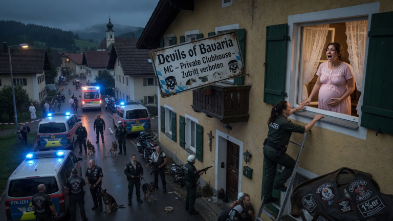 Alle fürchteten den Rockerclub in Bayern – bis sie das Haus umstellten, aus dem eine schwangere Frau schrie