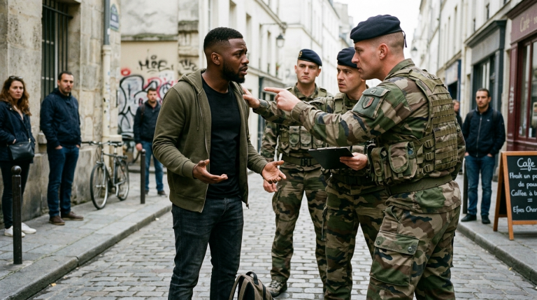 Malik (schwarze Hautfarbe, 25 Jahre alt) wird von einer Gruppe rassistischer Soldaten zu Unrecht beschuldigt. Er erträgt alles schweigend, um heimlich Beweise zu sammeln. Am Ende entlarvt er die kriminelle Gruppe, die die Armee von innen heraus korrumpiert.