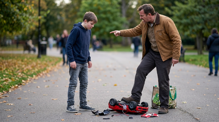 Der 13-jährige Alex wird von einem Mann angeschrien, der wütend sein Spielzeugauto zerstört, nachdem Alex ihn versehentlich zu Boden gestoßen hat. Doch in Wahrheit hatte Alex ihm gerade das Leben gerettet, denn nur Sekunden später stürzt ein schwerer Blumentopf von einem Hochhaus genau auf die Stelle, an der der Mann zuvor gestanden hatte.