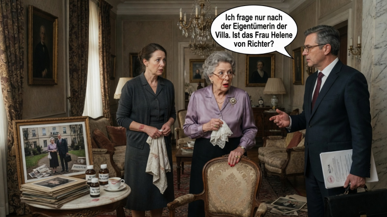 DIE ARME SCHWIEGERTOCHTER WURDE JAHRELANG VON DER SCHWIEGERMUTTER GEDemütigt — BIS EIN ANWALT IN DER VILLA ERSCHIEN UND NUR NACH DER EIGENTÜMERIN FRAGTE