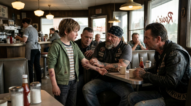 Urteile niemals nach dem Äußeren: Wie tätowierte Biker zu „Engeln“ wurden und ein Leben vor der Hölle auf Erden retteten.