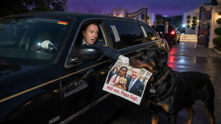 KAPITEL 2 – DER ROTTWEILER STELLTE SICH VOR DIE SCHWARZE LIMOUSINE DES MILLIARDÄRS UND LIEẞ NIEMANDEN WEITERFAHREN — BIS DER FAHRER DAS FOTO IM MAUL DES HUNDES SAH