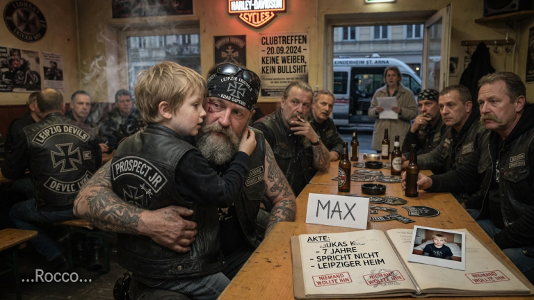 KAPITEL 2 – KEIN PAAR WOLLTE DEN JUNGEN AUS DEM HEIM IN LEIPZIG, WEIL ER NIE SPRACH — BIS EIN BIKER IHN ADOPTIERTE UND DER KLEINE BEIM ERSTEN CLUBTREFFEN NUR EINEN NAMEN FLÜSTERTE