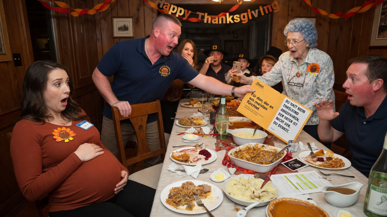 MEIN SCHWAGER STIEẞ WÄHREND DER THANKSGIVING-FEIER DEN STUHL GEGEN MEINEN SCHWANGEREN BAUCH … DANN ÖFFNETE MEINE GROSSMUTTER DEN UMSCHLAG, DEN ER AM MEISTEN FÜRCHTETE.