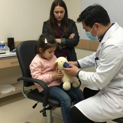 The Little Girl Pressed Her Doll Against Her Stomach Through The Entire Exam—When I Moved It Aside, Her Babysitter Took One Step Back, Then Another.