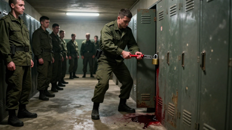 The Red Trail on Company G Street: Why Twenty Men in My Squad Kept Their Lockers Locked Until the Captain Brought the Bolt Cutters – storyteller