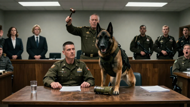 The Judge Raised His Gavel To Sentence Me To 10 Years In Military Prison… Then My Combat Dog Did Something That Forced The Entire Courtroom Into A Shocked Silence. – storyteller