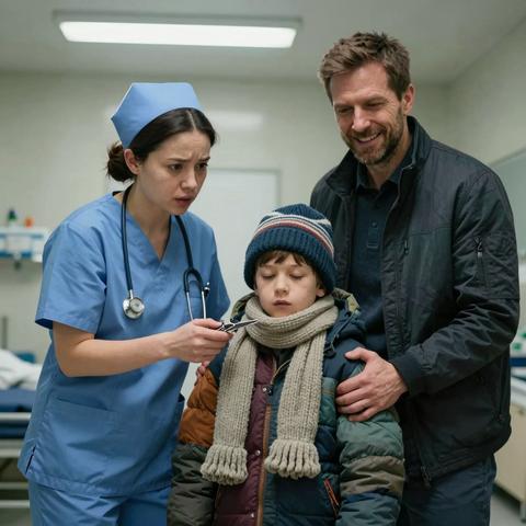 He Smiled And Said The Boy “Just Liked Dressing Warm”—But When The ER Cut Through The Layers, The Child’s Skin Told The Truth. – storyteller