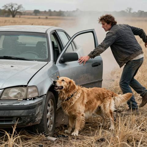 I Spotted A Wrecked Car In A Deserted Texas Field… What Was Pulling On The Door Handle Left Me In Absolute Tears. – storyteller