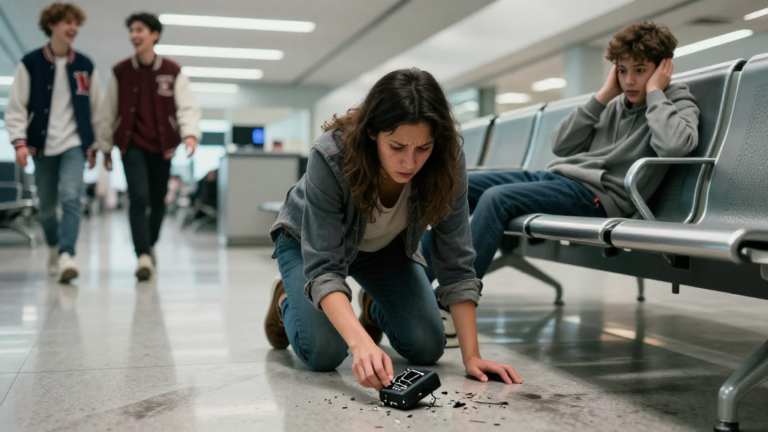 They Shoved My 17-Year-Old Deaf Son Against the Airport Gate and Laughed When He Missed the Boarding Call — Then I Found His Cracked Processor Under a Row of Seats and Knew They Had Broken More Than Just a Machine – storyteller