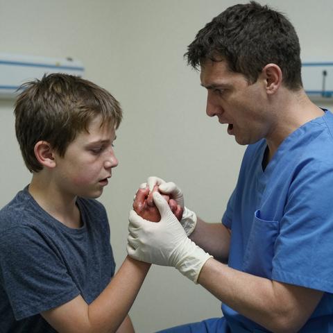 In Room 5, I Thought the 12-Year-Old’s Swollen Fingers Were Nothing Serious—Until I Pressed the Swelling and Felt What Shouldn’t Have Been There and Realized Why He Refused to Let Go. – storyteller