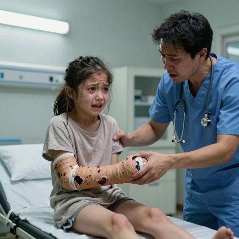 A Terrified Eight-Year-Old Fought Our ER Staff To Keep Her Rotting Arm Cast On. The Devastating Secret Concealed Beneath The Plaster Haunts My Nightmares. – storyteller