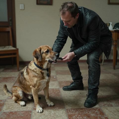 “I Reached For A Rescue Dog’s Collar… What Happened Next Broke Me As A Man.”