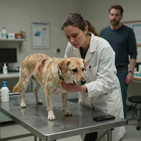 “I Unclipped The Harness On A ‘Vicious’ Stray Brought In At 2 AM… What Was Hidden Underneath Sickened Me To My Core.”