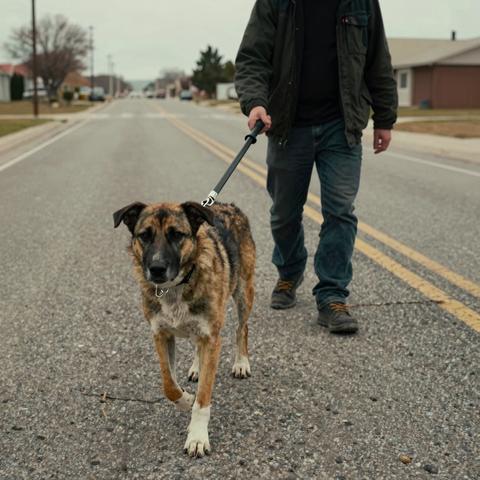 I Found A Terrified Stray Dog Dragging A Filthy Plaster Cast Across Route 66… What I Discovered Hidden Inside That Cast Changed My Life Forever.