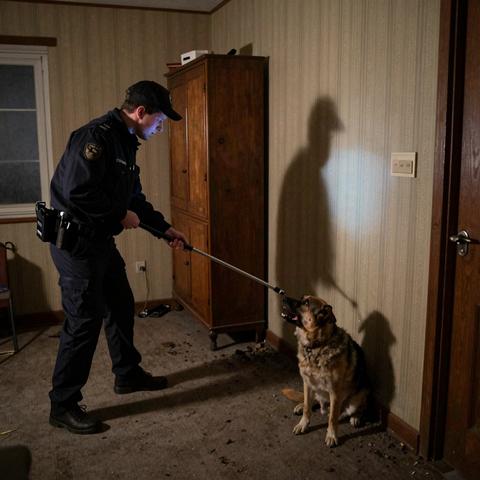 Animal Control Cornered a Growling Dog in an Empty House — Then They Heard a Second Breathing Sound