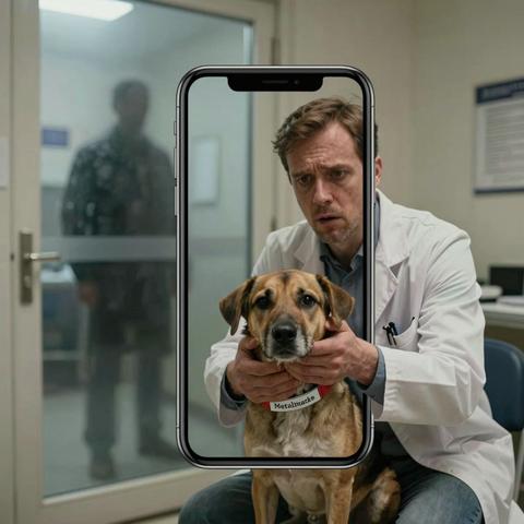 Veterinarian Opened an Injured Dog’s Collar — The Engraved Message Made Him Lock the Clinic Doors