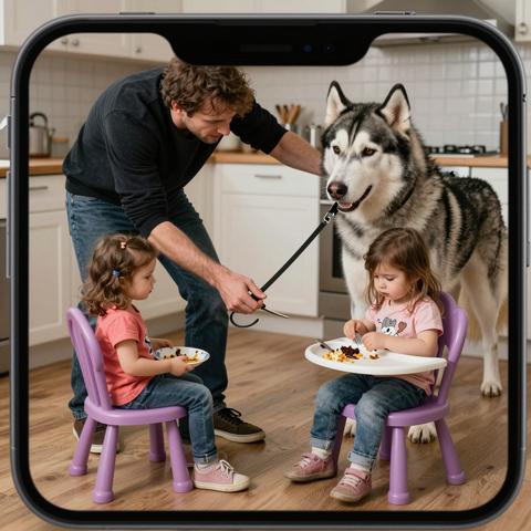 I Watched A Family’s Loyal Husky Violently Destroy A Toddler’s Dinner Plate And Punished The Dog For It, Unaware The Animal Was The Only Thing Standing Between A Four-Year-Old And A Lethal Trap.