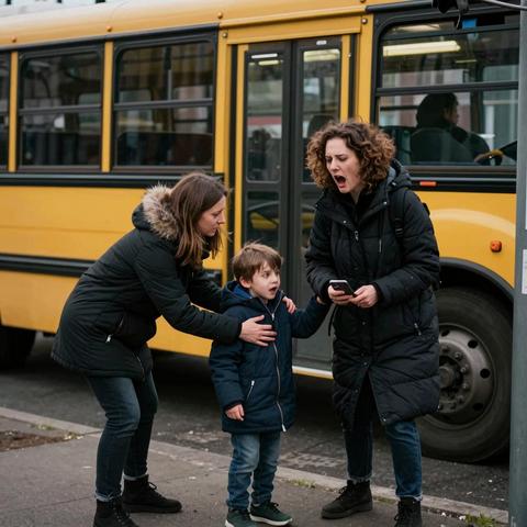 I Made My Six-Year-Old Son Get On The School Bus Despite The Way He Clung To My Coat. By Lunchtime, The Principal Called — And I Understood The Warning He Had Tried To Give Me.