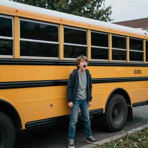 Every Morning My Seven-Year-Old Screamed In Terror When The Yellow School Bus Arrived At Our Driveway, But The Sickening Truth Hidden Behind The Tinted Windows Was Worse Than My Darkest Nightmares.