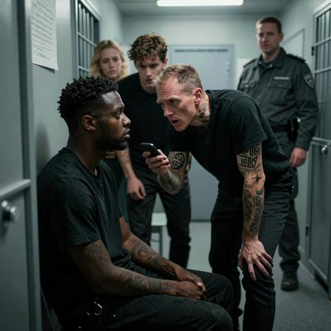 A Guard Smirked as Three Inmates Tested the Quiet Black Prisoner in Isolation—Then One of Them Noticed the Military Call Sign Carved Under His Bunk