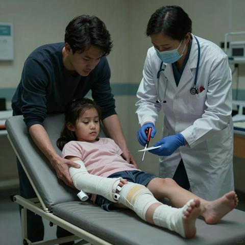 A 5-Year-Old Girl in ER Room 3 Refused to Let Anyone Touch Her Arm Cast for 18 Minutes — Until We Cut It Open and Found Something Hidden Inside