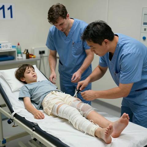 A 6-Year-Old in ER Room 11 Had a Leg Cast That Was Heavier Than It Should Be — When We Cut It Open, Everyone in the Room Stepped Back