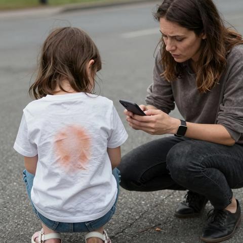 The school nurse dismissed my five-year-old daughter’s refusal to bend over as simple attention-seeking behavior during a routine check, but lifting her shirt in the parking lot revealed a terrifying truth.