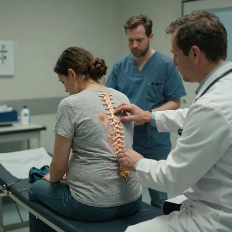 A 32-Week Pregnant Woman Was Brought Into ER Room 6 With Faint Bruises Along Her Spine — At First, They Looked Like a Bad Fall… But The Pattern Didn’t Sit Right — And When I Reached Out, She Flinched Before I Even Touched Her… That’s When I Knew This Had Been Going On for Months