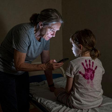 The School Nurse Swore My Kindergartner Was Faking A Tummy Ache For Extra Recess Time. Then She Lifted My Daughter’s Shirt And Saw The Dark Indigo Handprint Stretching Across Her Spine.