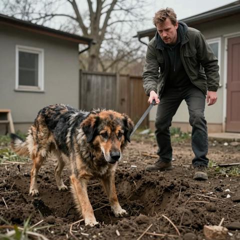 Everyone Thought This 100-Pound (45kg) Great Pyrenees Was Just Weak… But He Kept Digging the Same Spot Until He Collapsed