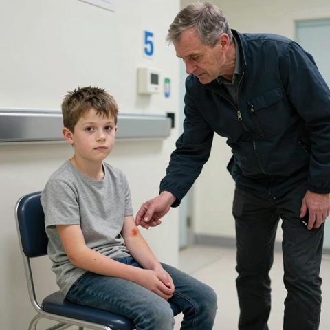 A 5-Year-Old Boy in ER Room 5 Came In With a Bruised Arm — But The Pattern Didn’t Match Any Fall — When We Looked Closer, He Pulled Away Before We Touched Him