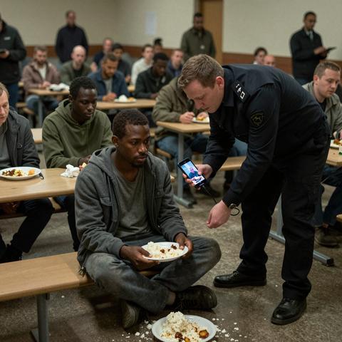 A Guard Dumped a Black Prisoner’s Tray in Front of Everyone—Then the Entire Block Lost Movement Privileges Instantly