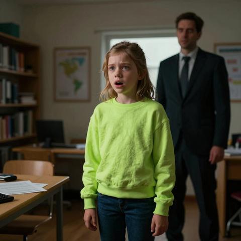 The school counselor punished my eight-year-old daughter for scratching her arms during math class, but the terrifying truth hiding underneath her favorite sweater was a mother’s absolute worst nightmare.