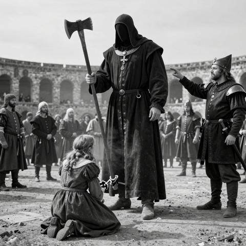 They Forced The Mute Slave Girl To Kneel Before The Royal Axe—But When The Executioner Lifted Her Hair And Saw The Hidden Birthmark On Her Neck, He Dropped His Blade And Fell To His Knees In Front Of The Entire Kingdom