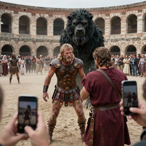 The Arrogant Arena Master Forced the Old, Forgotten Gladiator to Face the Fearsome Beast for the Crowd’s Amusement—Until a Small Iron Tag on the Creature’s Chain Revealed the Battlefield Name Rome Had Erased.