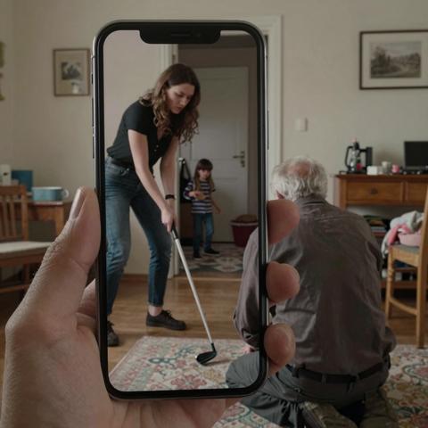 REGRESÉ A CASA Y VI A MI ESPOSA GOLPEANDO CON UN PALO DE GOLF EL ESTÓMAGO DE MI MAMÁ DE 82 AÑOS. MI PAPÁ DE 88 AÑOS LA CUBRIÓ CON SU CUERPO, Y ELLA TAMBIÉN LE PEGÓ EN LA ESPALDA PORQUE LOS DOS SE NEGABAN A ENTREGARLE A MI HIJO. DESDE ADENTRO DEL CUARTO, MI NIÑO SUSURRÓ: “PAPÁ, NO DEJES QUE ME VAYA CON MAMÁ OTRA VEZ”.