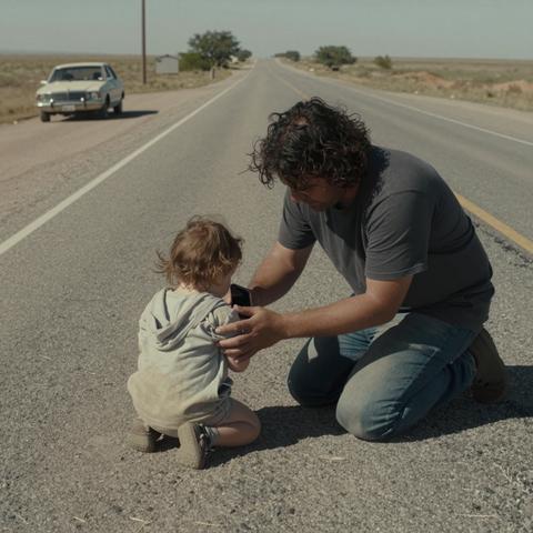 I thought it was just a stubborn toddler refusing to move from the scorching Route 66 asphalt. But when I finally picked him up, the horrific truth I discovered shattered my soul forever.