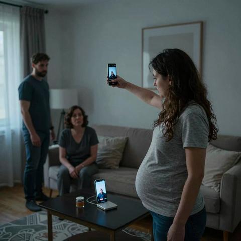 “Teach her a lesson!” his toxic mother smirked as he slapped his pregnant wife. She didn’t notice the VIP dialing 911—or the black SUVs…