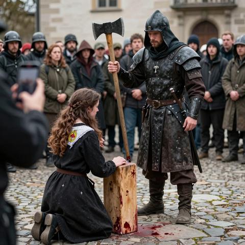 They Forced The Mute Slave Girl To Kneel Before The Royal Axe—But When The Executioner Lifted Her Hair And Saw The Hidden Birthmark On Her Neck, He Dropped His Blade And Fell To His Knees In Front Of The Entire Kingdom